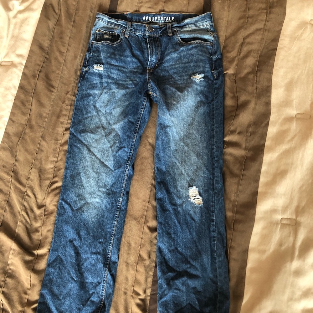 Distressed Aeropostale Jeans